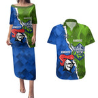 Custom Raiders And Knights Couples Matching Puletasi and Hawaiian Shirt Together Dynamic Style