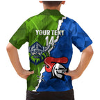 Custom Raiders And Knights Family Matching Mermaid Dress and Hawaiian Shirt Together Dynamic Style