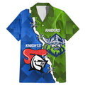 Custom Raiders And Knights Family Matching Mermaid Dress and Hawaiian Shirt Together Dynamic Style