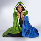 Custom Raiders And Knights Hooded Blanket Together Dynamic Style