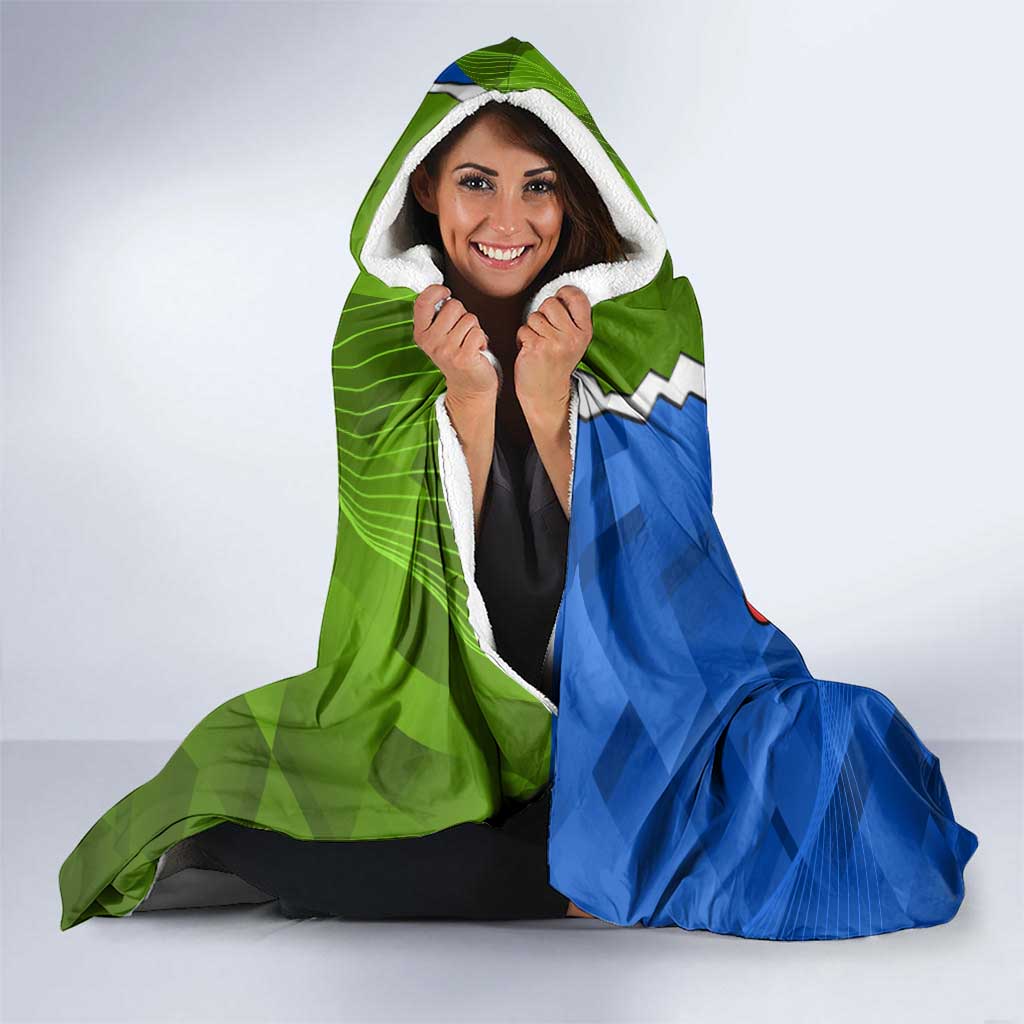 Custom Raiders And Knights Hooded Blanket Together Dynamic Style
