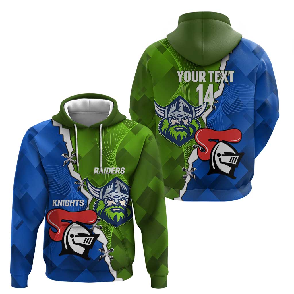 Custom Raiders And Knights Hoodie Together Dynamic Style
