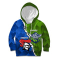Custom Raiders And Knights Kid Hoodie Together Dynamic Style