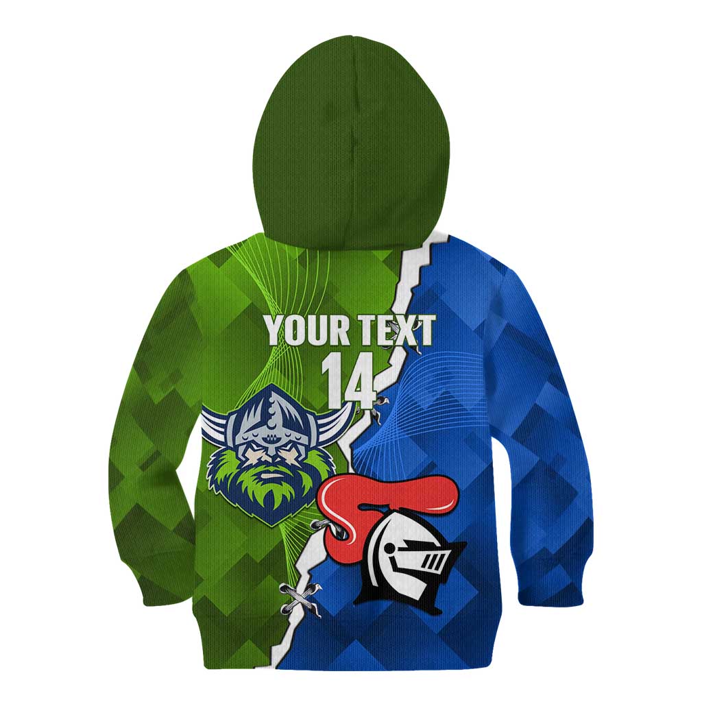 Custom Raiders And Knights Kid Hoodie Together Dynamic Style