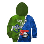 Custom Raiders And Knights Kid Hoodie Together Dynamic Style