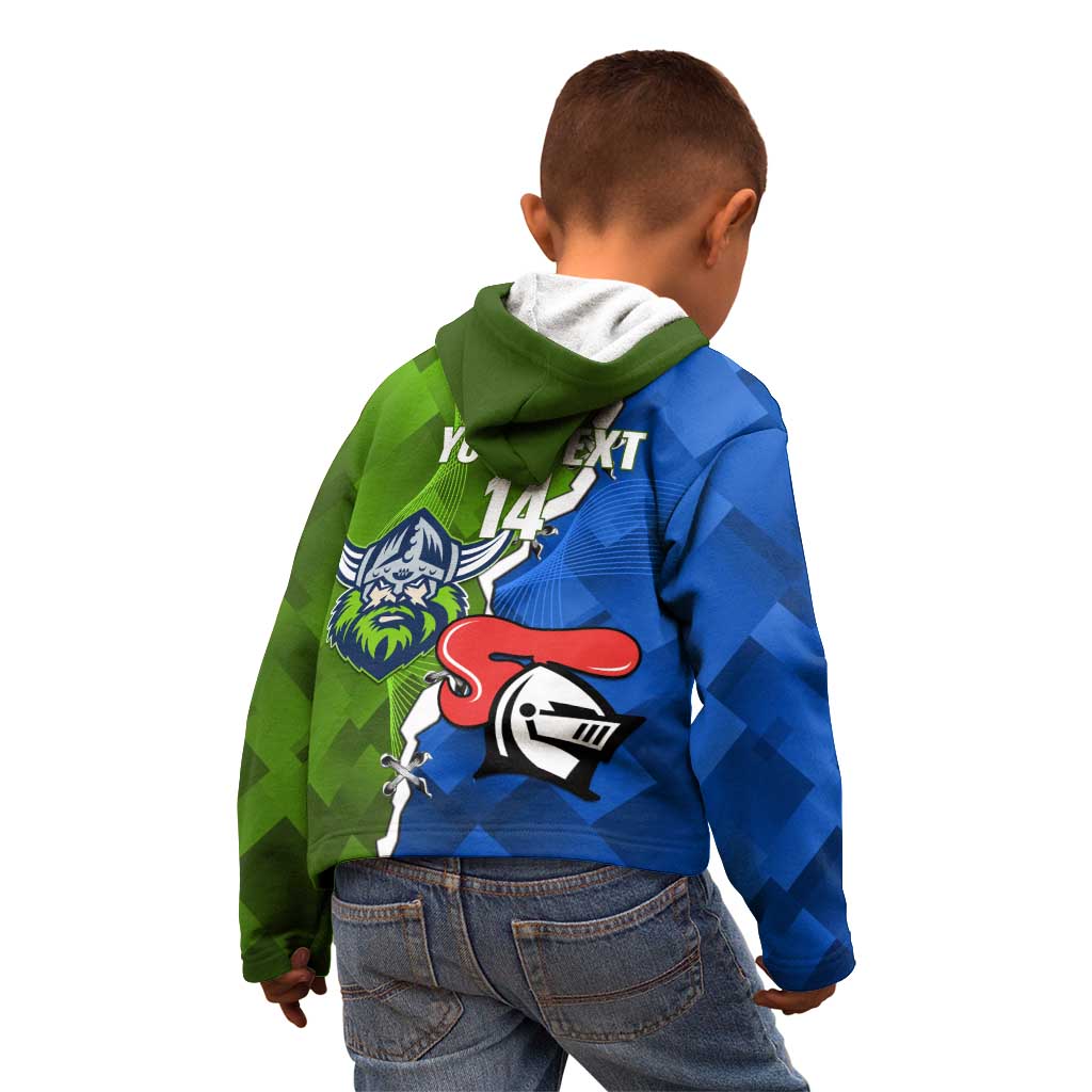 Custom Raiders And Knights Kid Hoodie Together Dynamic Style
