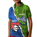 Custom Raiders And Knights Kid Polo Shirt Together Dynamic Style