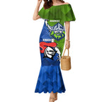 Custom Raiders And Knights Mermaid Dress Together Dynamic Style