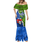 Custom Raiders And Knights Mermaid Dress Together Dynamic Style