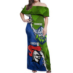 Custom Raiders And Knights Off Shoulder Maxi Dress Together Dynamic Style