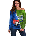 Custom Raiders And Knights Off Shoulder Sweater Together Dynamic Style