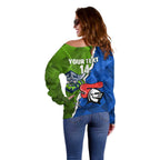 Custom Raiders And Knights Off Shoulder Sweater Together Dynamic Style