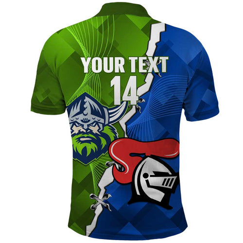 Custom Raiders And Knights Polo Shirt Together Dynamic Style