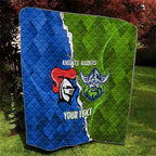 Custom Raiders And Knights Quilt Together Dynamic Style