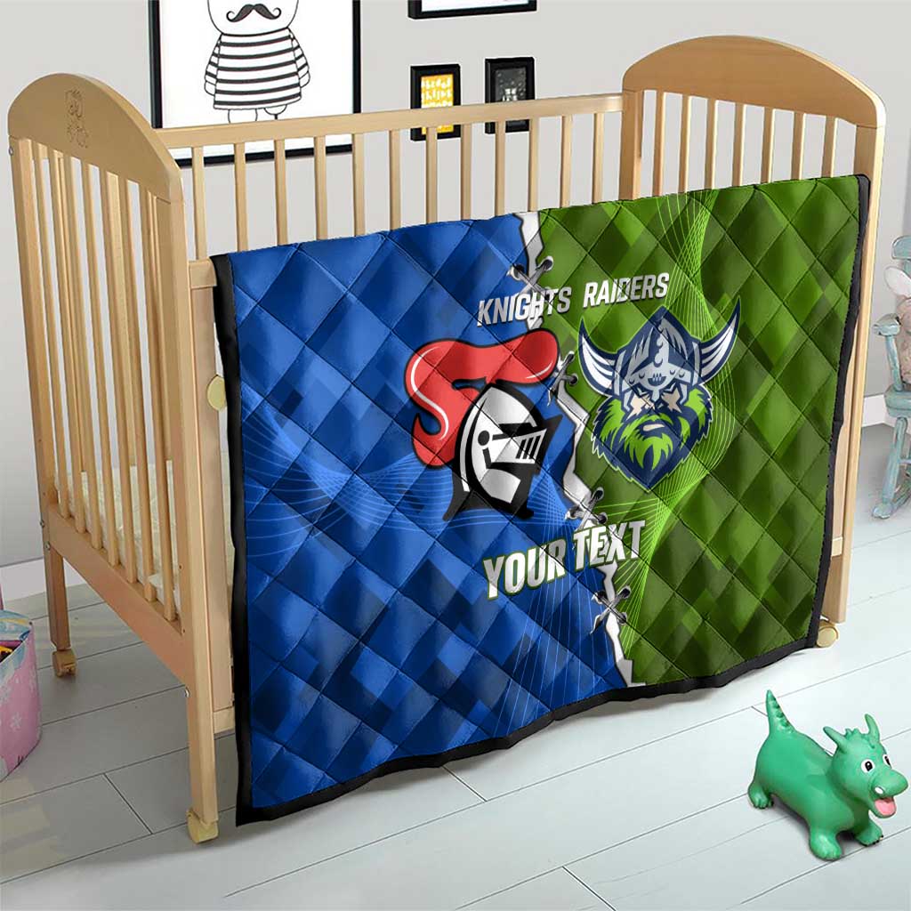 Custom Raiders And Knights Quilt Together Dynamic Style