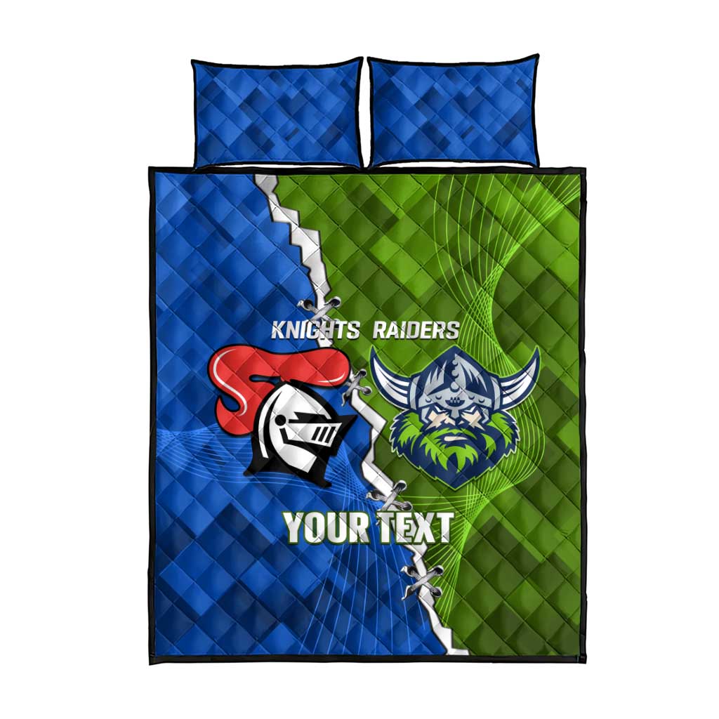Custom Raiders And Knights Quilt Bed Set Together Dynamic Style