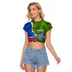 Custom Raiders And Knights Raglan Cropped T Shirt Together Dynamic Style