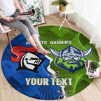 Custom Raiders And Knights Round Carpet Together Dynamic Style