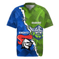 Custom Raiders And Knights Rugby Jersey Together Dynamic Style