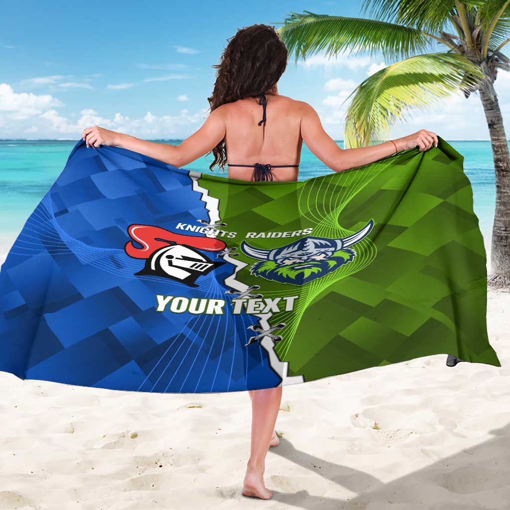 Custom Raiders And Knights Sarong Together Dynamic Style