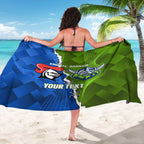Custom Raiders And Knights Sarong Together Dynamic Style