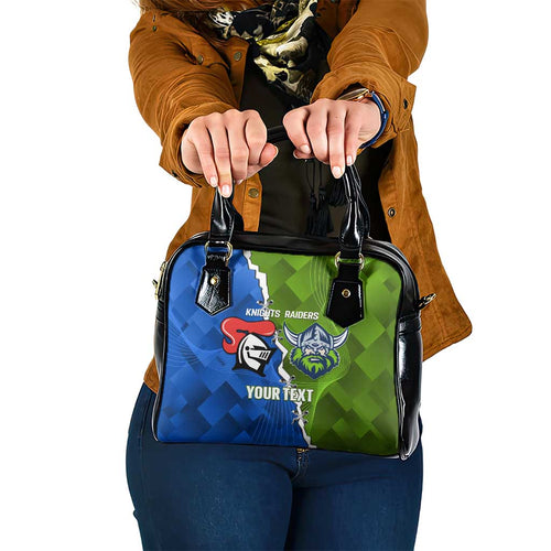 Custom Raiders And Knights Shoulder Handbag Together Dynamic Style