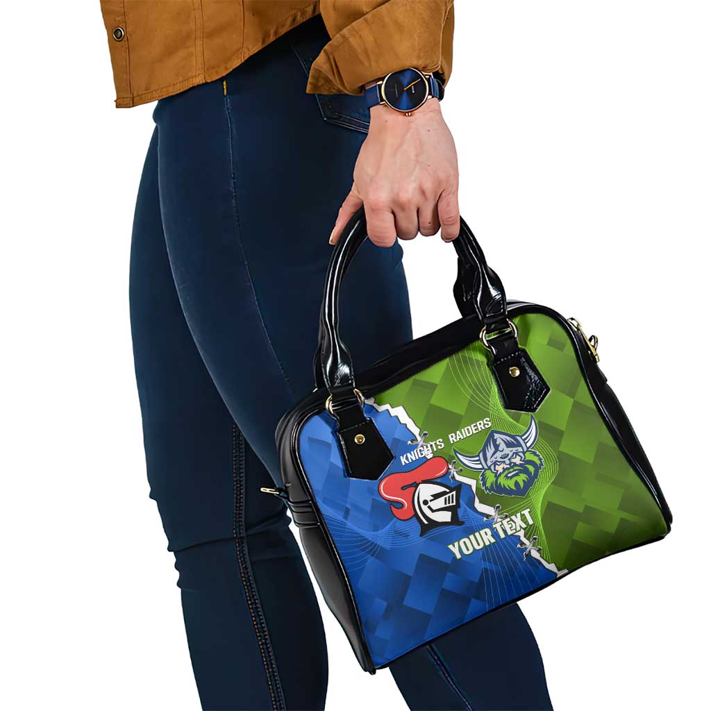 Custom Raiders And Knights Shoulder Handbag Together Dynamic Style