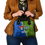Custom Raiders And Knights Shoulder Handbag Together Dynamic Style