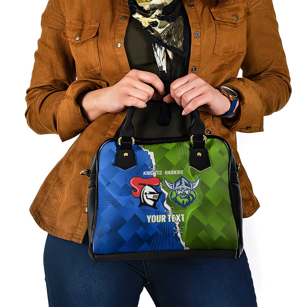 Custom Raiders And Knights Shoulder Handbag Together Dynamic Style