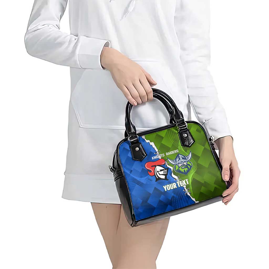 Custom Raiders And Knights Shoulder Handbag Together Dynamic Style
