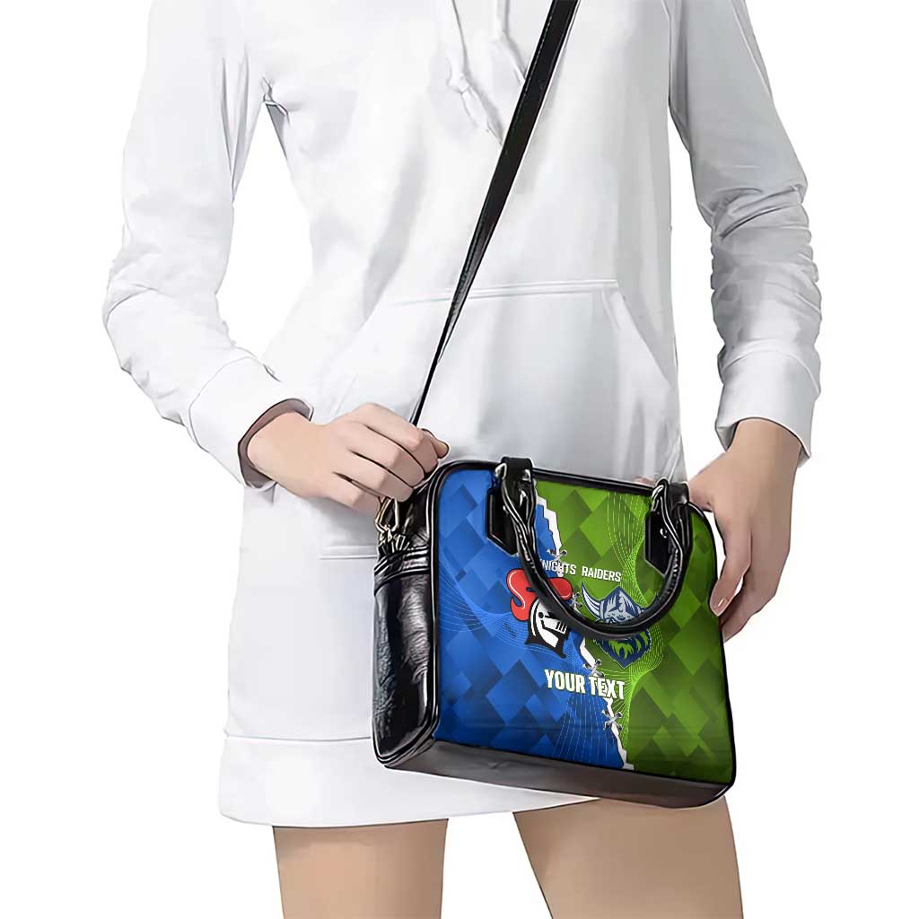 Custom Raiders And Knights Shoulder Handbag Together Dynamic Style