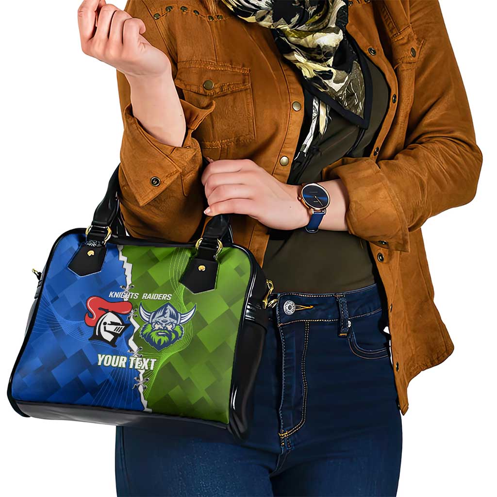 Custom Raiders And Knights Shoulder Handbag Together Dynamic Style