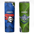 Custom Raiders And Knights Skinny Tumbler Together Dynamic Style
