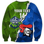 Custom Raiders And Knights Sweatshirt Together Dynamic Style