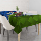 Custom Raiders And Knights Tablecloth Together Dynamic Style