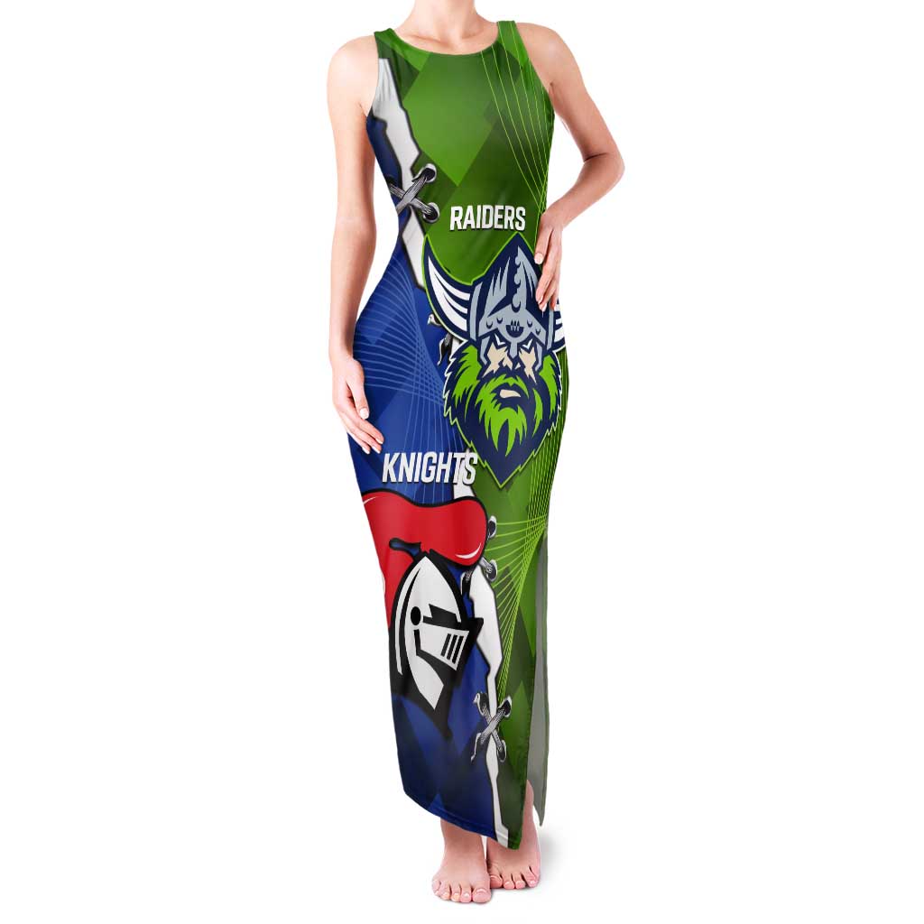 Custom Raiders And Knights Tank Maxi Dress Together Dynamic Style