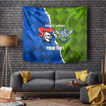 Custom Raiders And Knights Tapestry Together Dynamic Style