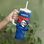 Custom Raiders And Knights Tumbler With Handle Together Dynamic Style