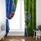 Custom Raiders And Knights Window Curtain Together Dynamic Style