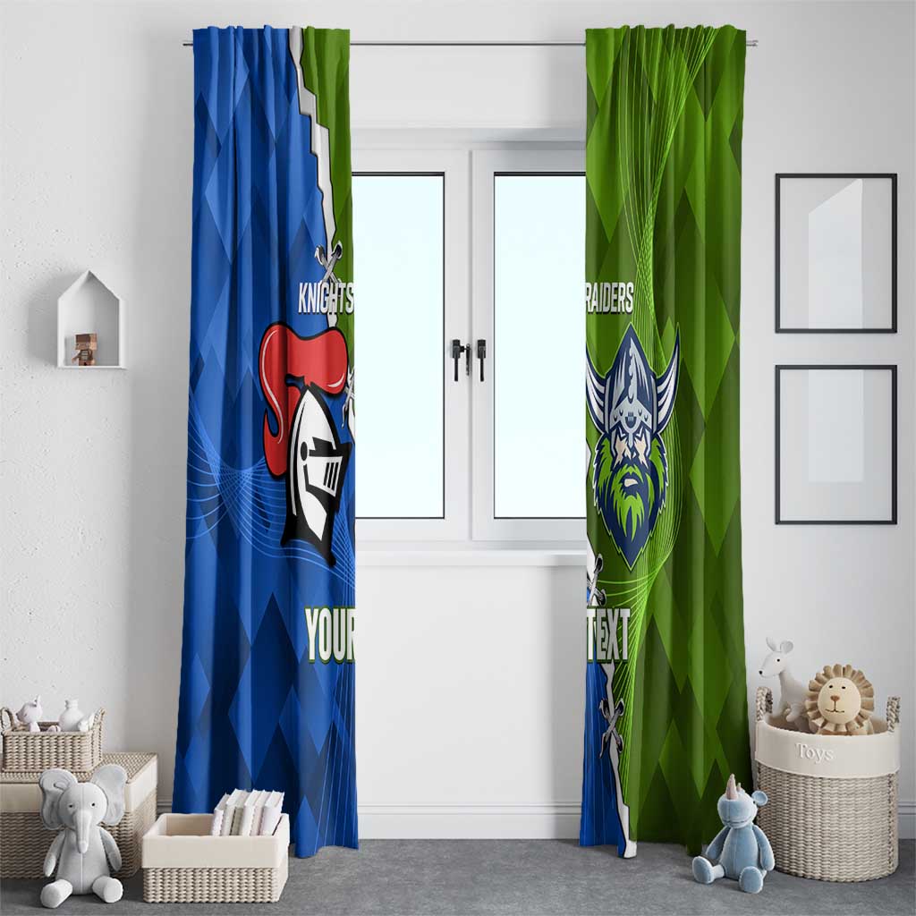 Custom Raiders And Knights Window Curtain Together Dynamic Style