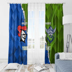 Custom Raiders And Knights Window Curtain Together Dynamic Style