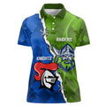 Custom Raiders And Knights Women Polo Shirt Together Dynamic Style