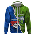 Custom Raiders And Knights Zip Hoodie Together Dynamic Style