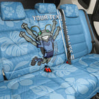 Custom NSW Blues Rugby Back Car Seat Cover Cockroaches Polynesian Pattern Tropical Vibes