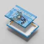Custom NSW Blues Rugby Canvas Wall Art Cockroaches Polynesian Pattern Tropical Vibes