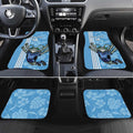 Custom NSW Blues Rugby Car Mats Cockroaches Polynesian Pattern Tropical Vibes