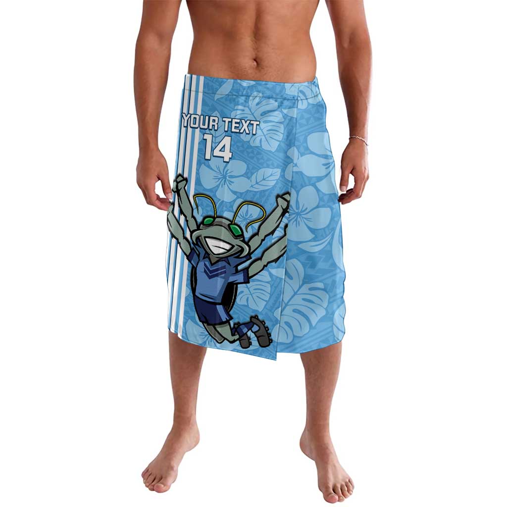 Custom NSW Blues Rugby Lavalava Cockroaches Polynesian Pattern Tropical Vibes