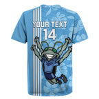 Custom NSW Blues Rugby Rugby Jersey Cockroaches Polynesian Pattern Tropical Vibes