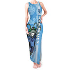 Custom NSW Blues Rugby Tank Maxi Dress Cockroaches Polynesian Pattern Tropical Vibes