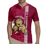 Custom QLD Maroons Rugby Rugby Jersey Cane Toads Polynesian Pattern Tropical Vibes